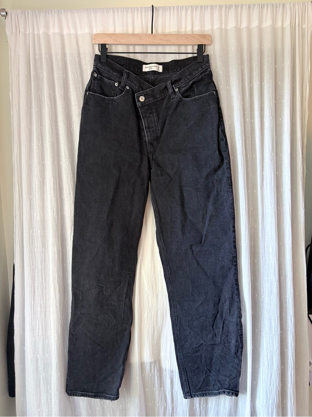 Abercrombie & Fitch Black The Dad Highrise Jeans 28/6S